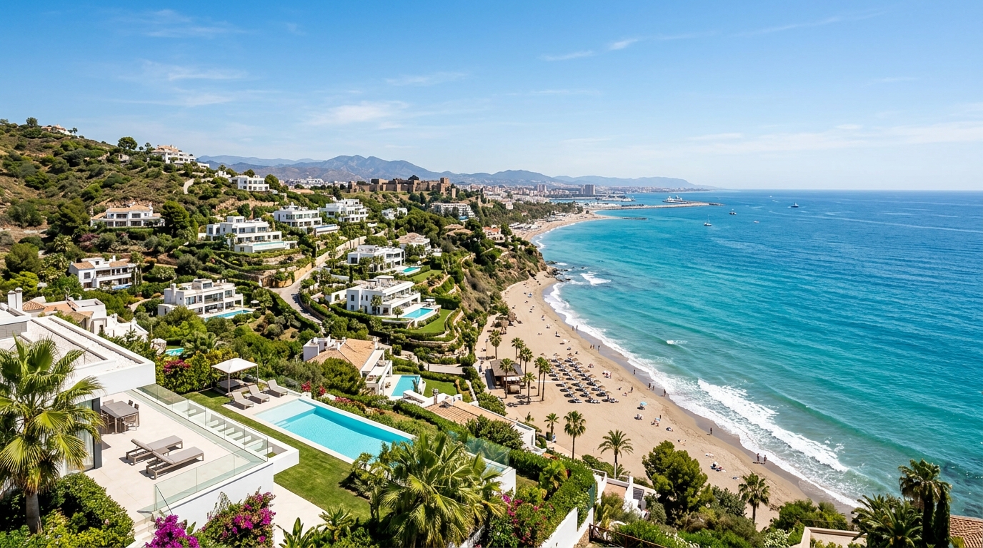 El Limonar y costa de Málaga